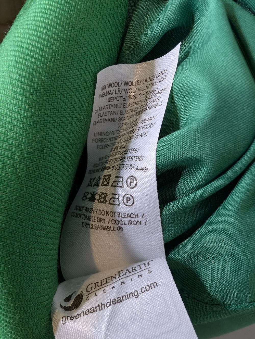 💘 Boden Sleeveless Wool-Blend Mini Shift Dress green 20 22 NWT - Picture 9 of 10